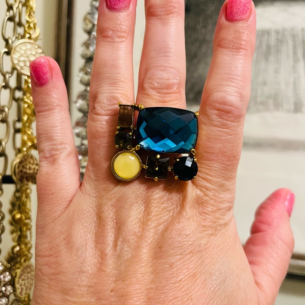 ❤️SALE❤️Gorgeous Kate Spade ♠️ ❤️New York Cocktail Ring, Size 7 1/2